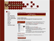 Tablet Screenshot of fp-konkret.de